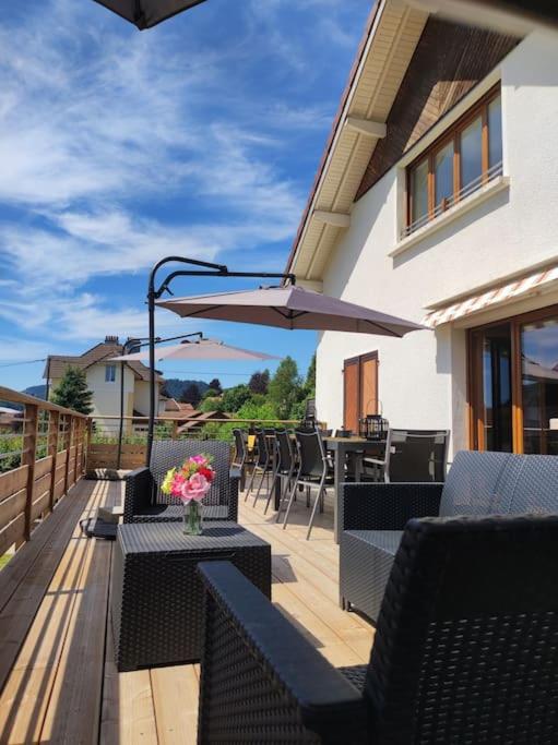 Gite Papillon 6 A14 Personnes - Jacuzzi Жерарме Экстерьер фото